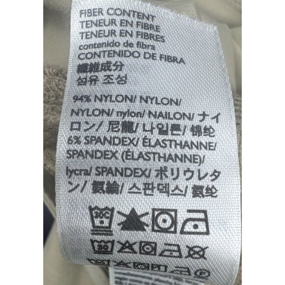 Eddie Bauer Women’s Tan Rainier Capri Crop Pants Sz 16 Stretch Outdoor Hiking - Picture 9 of 13